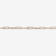 Fai Triple Link Chain Paperclip Bracelet