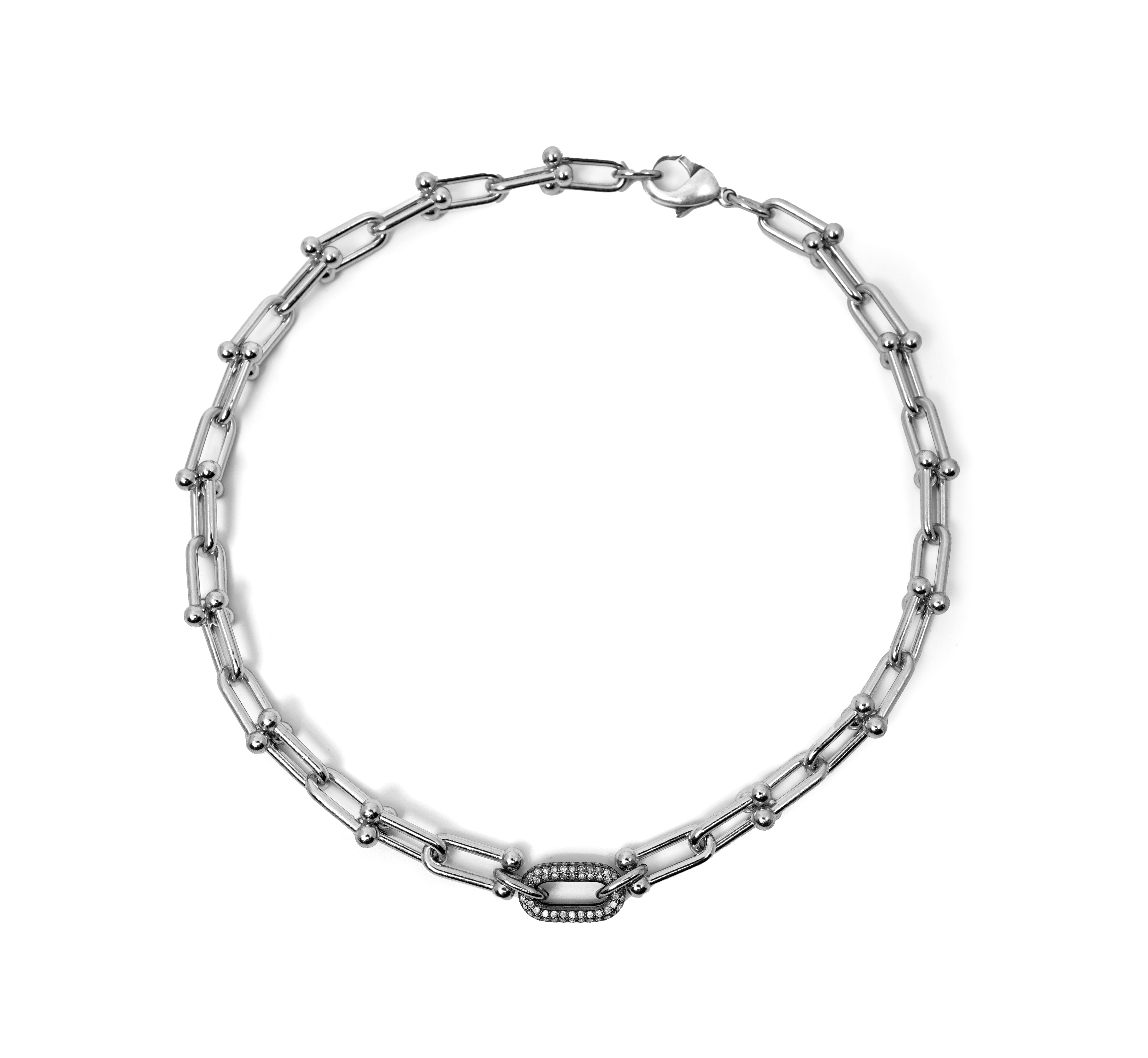 Mallory Diamond Link Chain Necklace