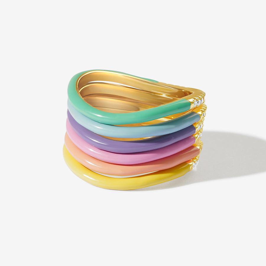 Egor Enamel  Ring Set