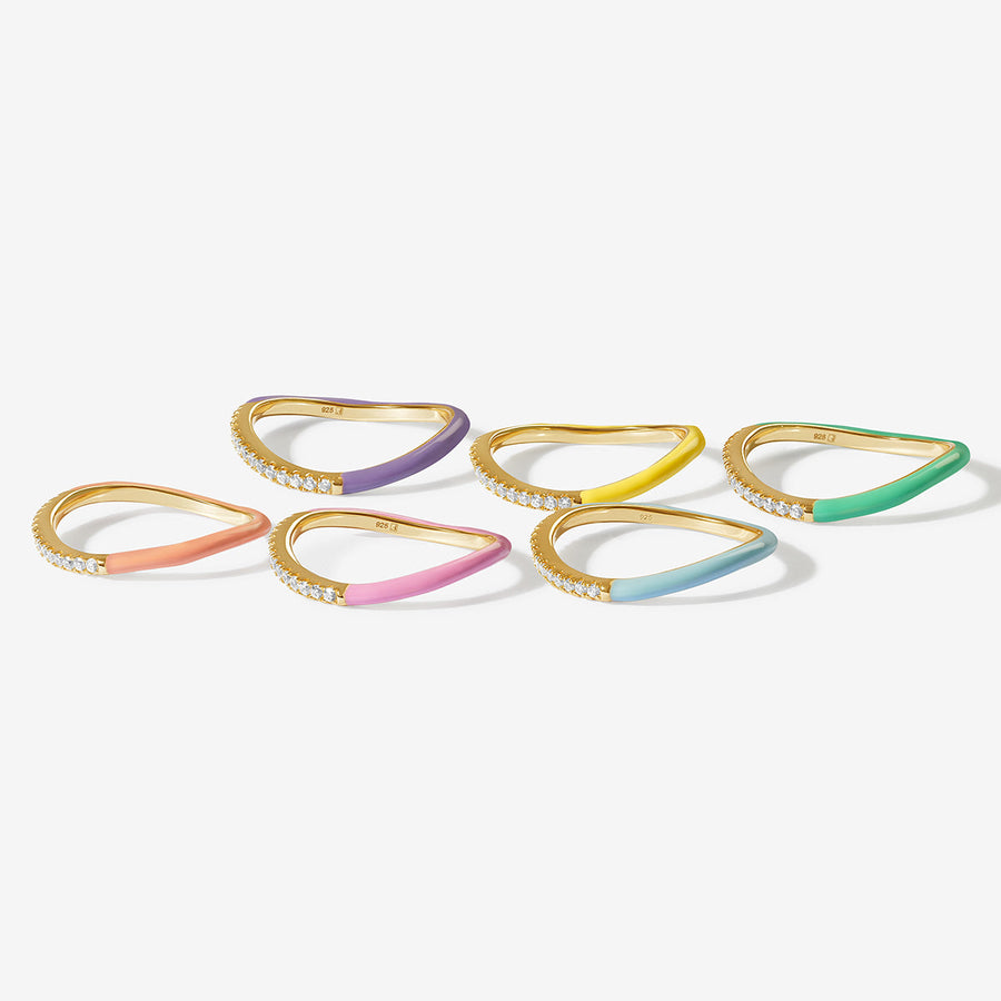 Egor Enamel  Ring Set