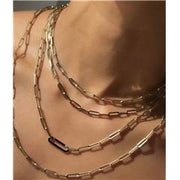 Thick Paperclip Chain Necklace