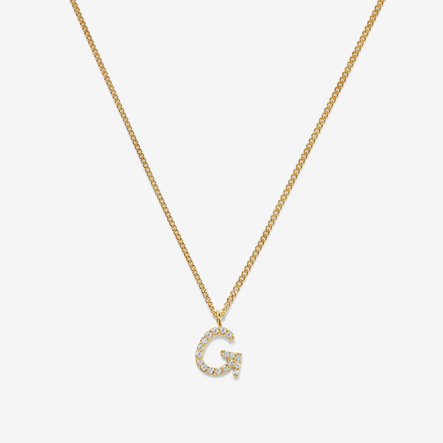 Bobbi Alphabet Necklace - G