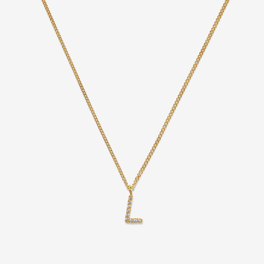 Bobbi Alphabet Necklace - L