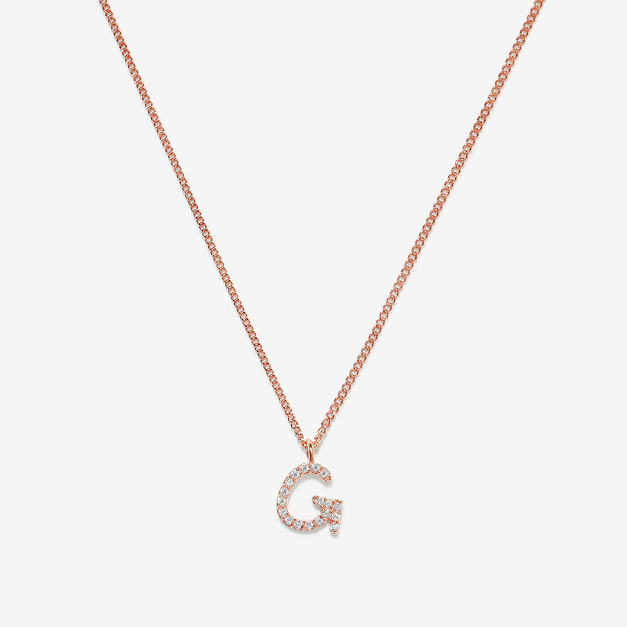 Bobbi Alphabet Necklace - G