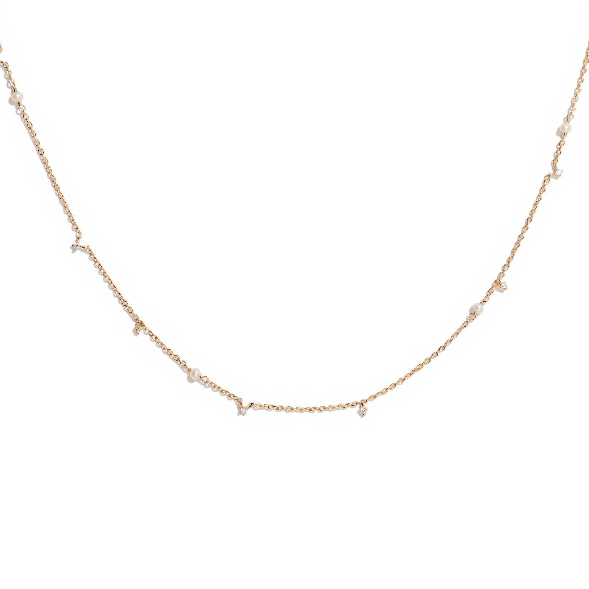 Parsely Seed Pearl Necklace